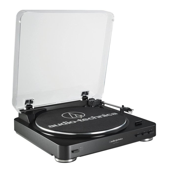 AudioTechnica AT-LP60 Fully Automatic Stereo 2-Speed Turntable System (Black) with Audioengine A2+ Premium Powered... N2