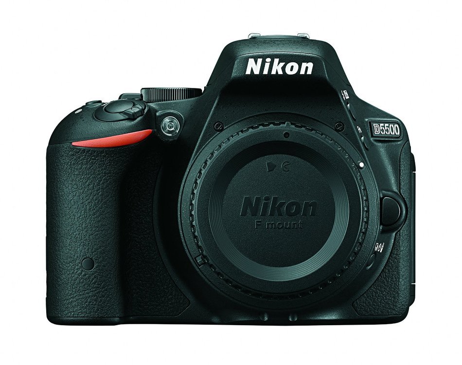 Nikon D5500 DX-format Digital SLR w/ 18-55mm VR II Kit (Black) N25
