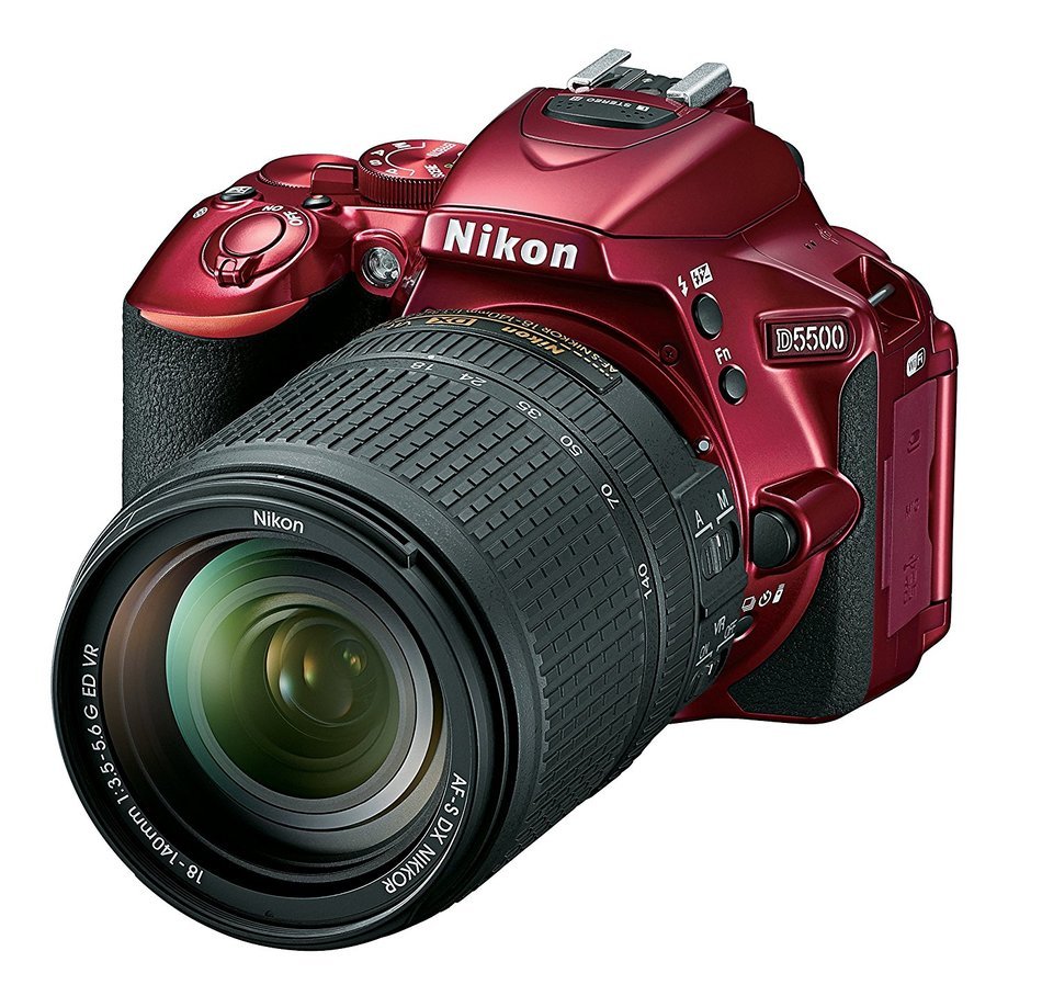 Nikon D5500 DX-format Digital SLR w/ 18-55mm VR II Kit (Black) N27