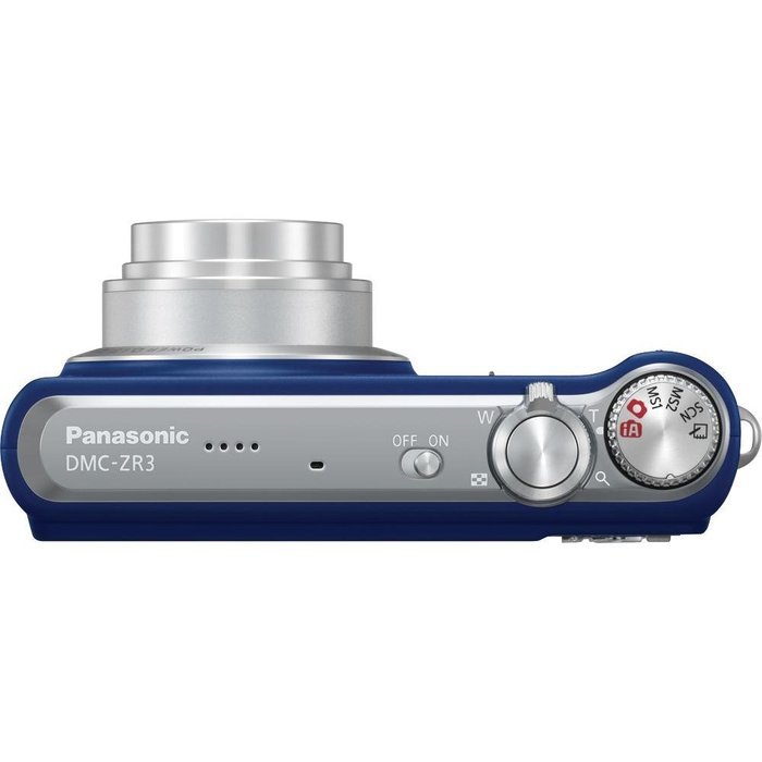 Panasonic Lumix DMC-ZR3 14.1 MP Digital Camera with 8x Optical Image Stabilized Zoom and 2.7-Inch LCD (Blue) N6