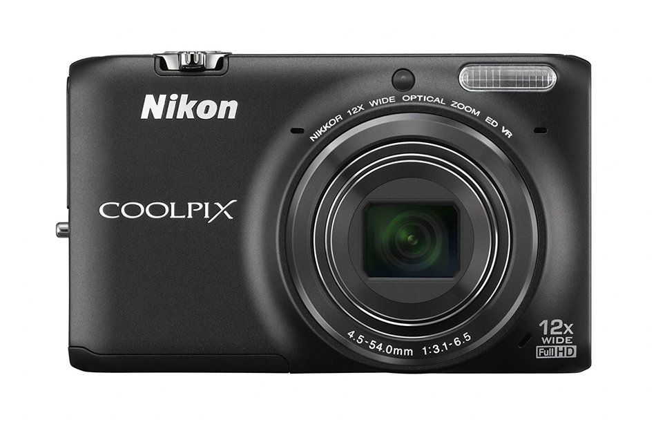 Nikon COOLPIX S6500 Wi-Fi Digital Camera with 12x Zoom (Black) (OLD MODEL) N4