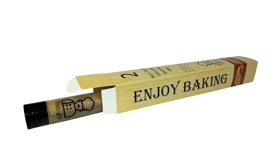 Silicone Baking Mat 2 In A Price Of One Durable Construction By TooLight Sheets For Chefs & Cooking Lovers... N3