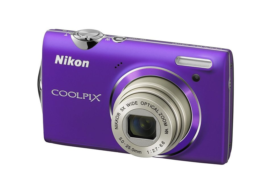 Nikon Coolpix S5100 12.2 MP Digital Camera with 5x Optical Vibration Reduction (VR) Zoom and 2.7-Inch LCD (Pink) N6