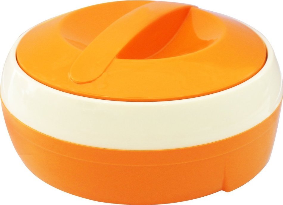 Princeware Solar Plastic Casserole Set, 3-Pieces, Orange