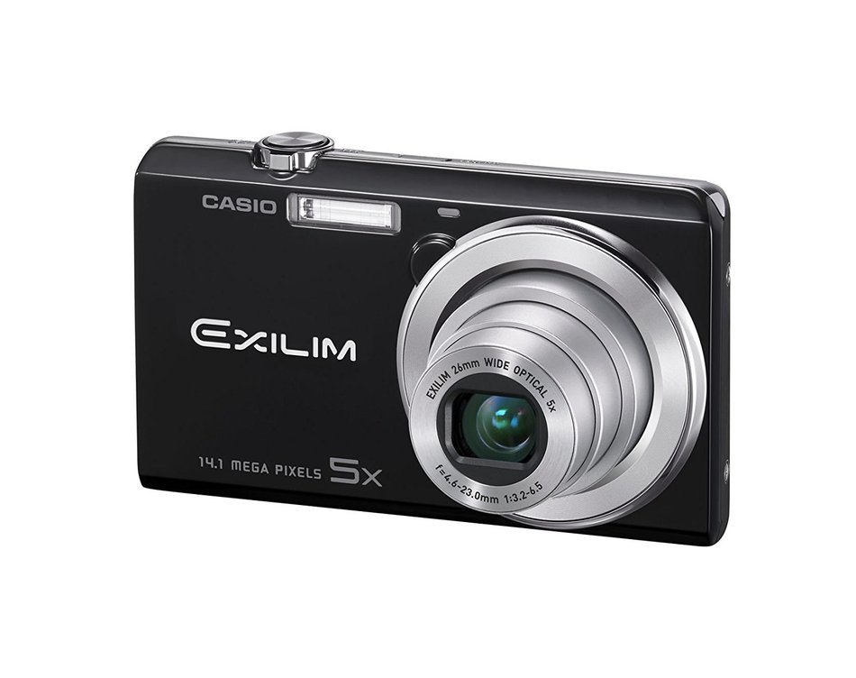 Casio Exilim EX-ZS10 Black 14 MP Stylish and Slim Digital Camera with 5x Wide-Angle Zoom and 720p HD Video Capture N3