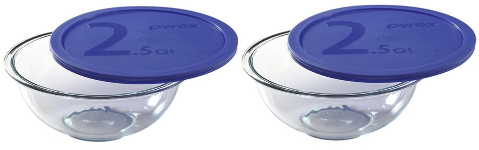 Pyrex Smart Essentials 2.5-Quart Glass Mixing Bowl