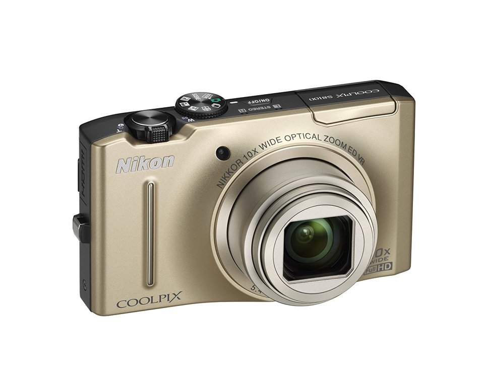 Nikon Coolpix S8100 12.1 MP CMOS Digital Camera with 10x Zoom-Nikkor ED Lens and 3.0-Inch LCD (Red) N13