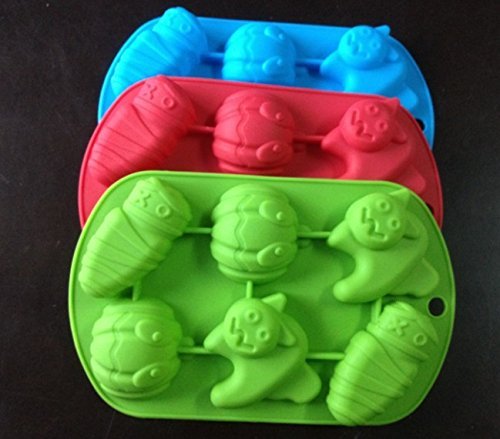 Creativemoldstore 1pcs Hallowmas of Mummy(HY1-096) Silicone Cake/Jelly/Puddin/Ice/Candy Baking Pan DIY Mold