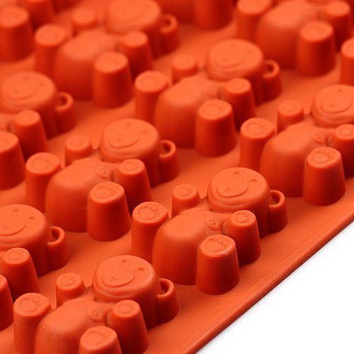 Wocuz 20 Bear Silicone Cake Baking Mold Cake Pan Muffin Cups Handmade Soap Moulds Biscuit Chocolate Ice Cube Tray...