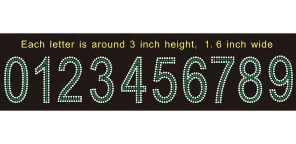 hot fix rhinestone motif,RHINESTONE IRON HEAT TRANSFER CAPITAL ALPHABET LETTERS and Numbers (LETTER STYLE 2) N2