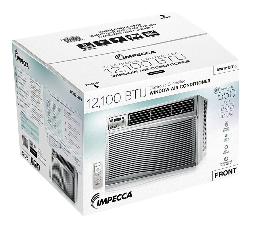 Impecca IWA25-QS30 24,000/23,600 BTU/H Electronic Control Hybrid Window & Through-the-Wall Air Conditioner N13