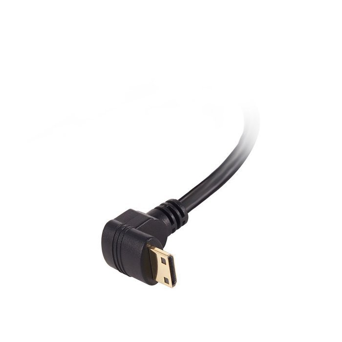MEALINK High Speed 90 Degree Mini HDMI To HDMI Female Cable Adapter HDMI Ver1.4 3D for Digital Camera Tablet 15CM... N4