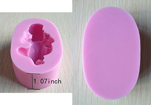 1PCS Silicone Baby 3D Mold Cookware Dining Bar Non-Stick Cake Decorating fondant