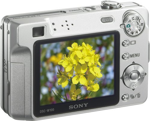 Sony Cybershot DSC-W100 8.1MP Digital Camera with 3x Optical Zoom N9
