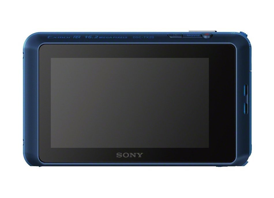 Sony Cyber-shot DSC-TX20 16.2 MP Exmor R CMOS Digital Camera with 4x Optical Zoom and 3.0-inch LCD (Blue) (2012... N13