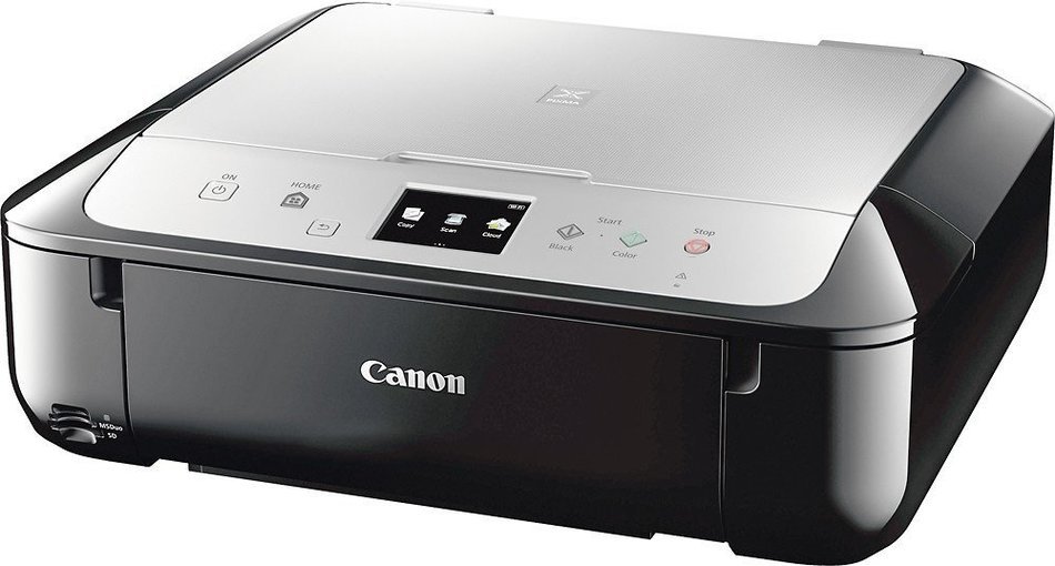 Canon - PIXMA MG6821 Wireless All-In-One Printer - Black/Silver N2