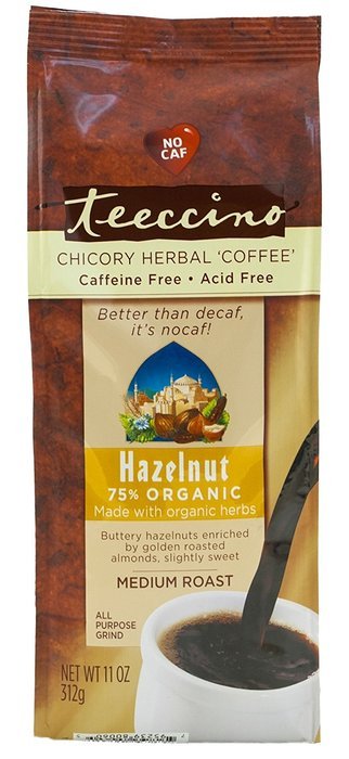 Teeccino Variety Pack (Hazelnut, Mocha, and Java) Chicory Herbal Coffee, Caffeine Free, Acid Free, 11oz (Pack... N4