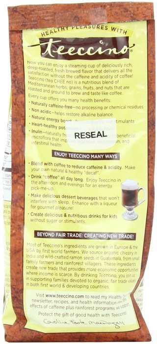 Teeccino Variety Pack (Hazelnut, Mocha, and Java) Chicory Herbal Coffee, Caffeine Free, Acid Free, 11oz (Pack... N6