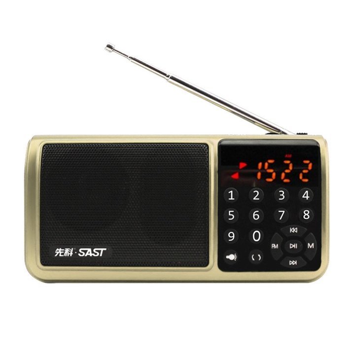 SAST Personal Portable FM Radio ultralight weight(4.8ounce) With Flashlight, Hi-Fi Digital Music Player, Support... N7