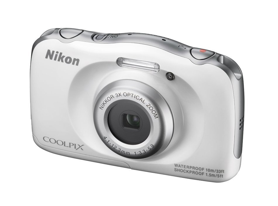 Nikon COOLPIX S33 Waterproof Digital Camera (Blue) N3