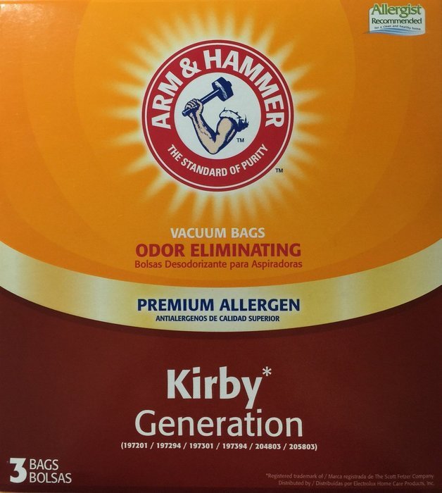 Arm & Hammer Kirby Premium Bag Package of 3 N3