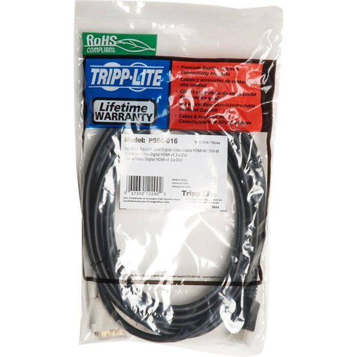 Tripp Lite HDMI to DVI Cable, Digital Monitor Adapter Cable (HDMI to DVI-D M/M) 6-ft.(P566-006)