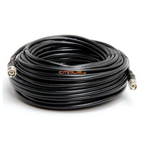 Cmple - BNC Male to BNC Male Cable RG59U -75ft N6