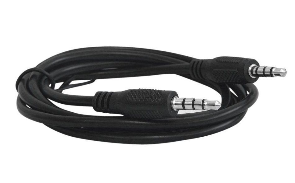 YCS Basics 3 foot 3.5mm male to male 4 conductor N4