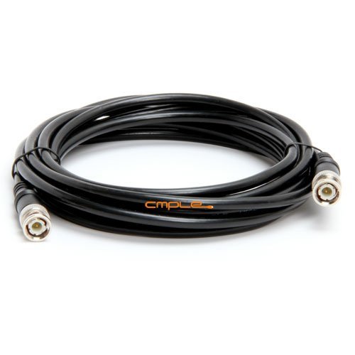 Cmple - BNC Male to BNC Male Cable RG59U -75ft N9