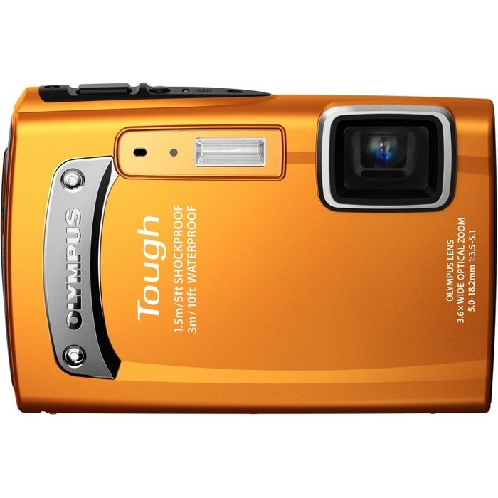 Olympus TG-310 Tough 14 MP Digital Camera, 3.6x Wide Optical Zoom (28mm), 2.7" LCD, (Silver) (Old Model) N5