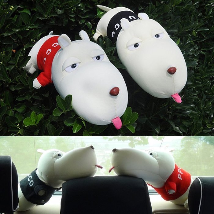 Mimgo Store Lovely Dog Doll Car Decor Purify Air Bamboo Charcoal Bag Adsorb Odor Deodorant (Red) N8