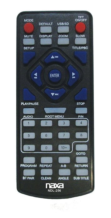 NAXA Electronics NDL-256 7" Bluetooth DVD Boombox N2