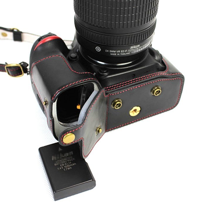 xhorizon TM FL1 Full Protection Bottom Opening Version Protective Leather Camera Case Bag with Tripod Design for... N15