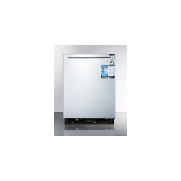 FF590SSHHMEDDT 24" wide frost-free built-in undercounter all-refrigerator with internal fan, traceable thermometer...