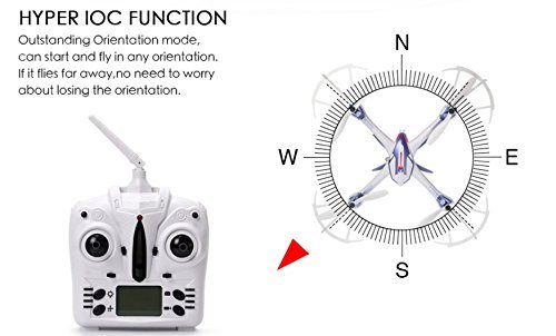 X6 X6 RC Tarantula JJRC Quadcopter Drone with 5MP Camera Full HD 1080 P Camera 2.4 GHz 4CH RTF RC Helicopter With... N5