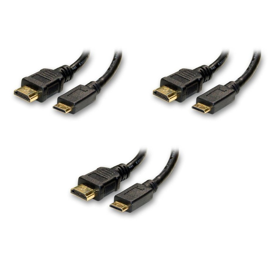 Gold Plated HDMI to HDMI Mini cable, 1.83 meters, 6 feet N5