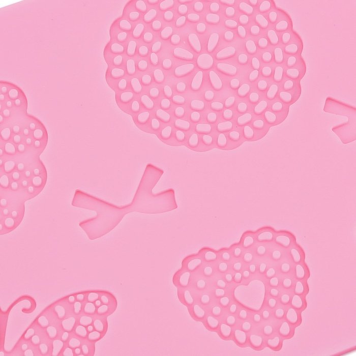 Surepromise Lace Silicone Mold Mould Fondant Cake Decoration Baking Bakeware Flower 2PCS
