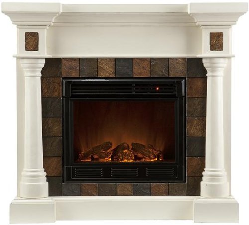 Cameron Faux Slate Fireplace, ELECTRIC, ESPRESSO N5