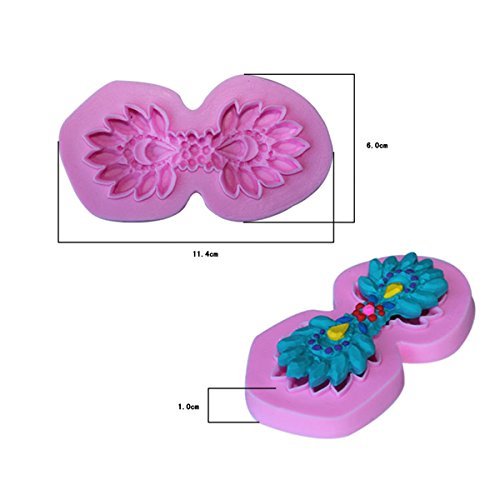 3D Gemstone Jewelry Silicone Fondant Mold Cake Decoarting Mould N2
