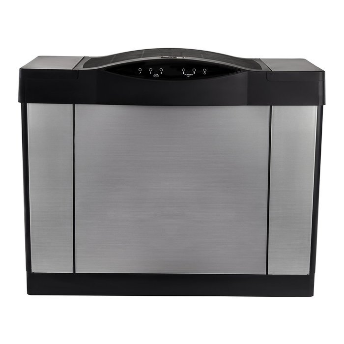 AIRCARE 4DTS 900 Digital Whole-House Console-Style Evaporative Humidifier, Brushed Nickel-Black N3