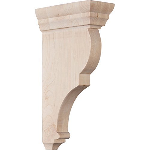 Ekena Millwork CORW03X06X12RJGM 3W x 6 1/2D x 12H Large Rojas Wood Corbel, Mahogany by Ekena Millwork