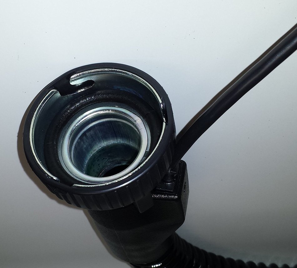 Filter Queen Hose, Complete 6' with Gas Pump Grip, black 112C