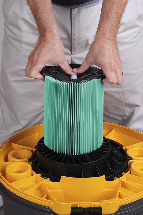 WORKSHOP Wet Dry Vacuum Filters WS23200F HEPA Media Filter For Shop Vacuum Cleaner (Single HEPA Media Filter For... N2