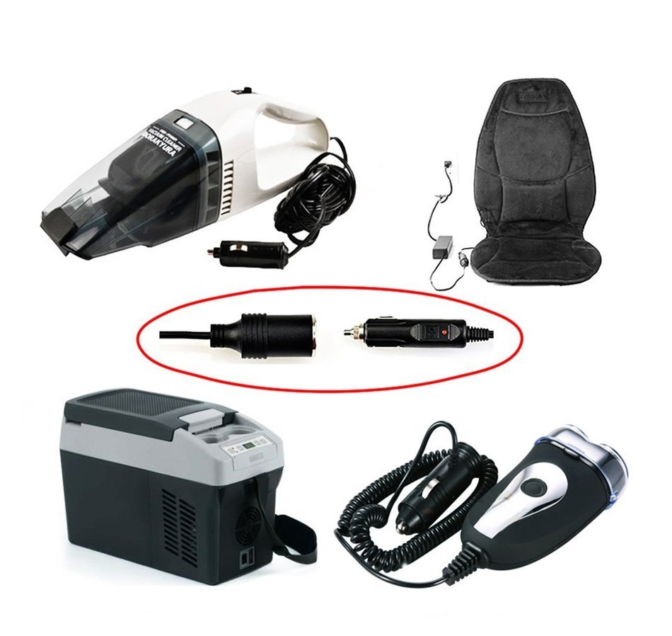 6 Amp AC to 12 DC Power Adapter,GOUXIANG Converter 110-240V Car Cigarette Lighter Socket Power Supply Cord N6