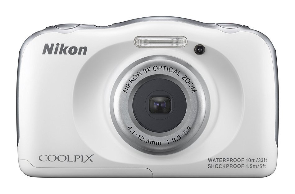 Nikon COOLPIX S33 Waterproof Digital Camera (Blue) N7
