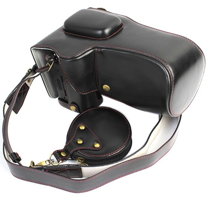 xhorizon TM FL1 Full Protection Bottom Opening Version Protective Leather Camera Case Bag with Tripod Design for... N23