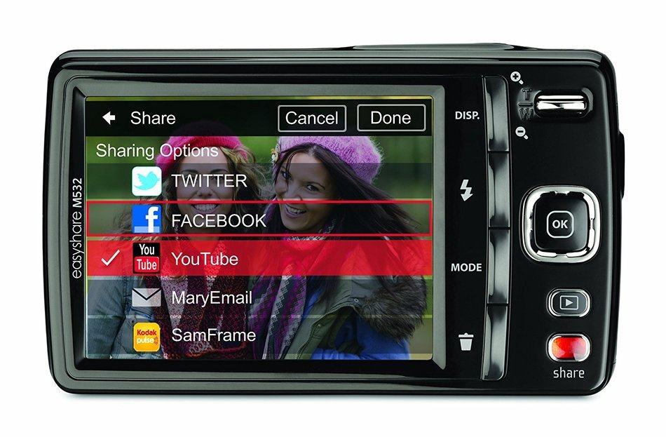 Kodak EasyShare M532 14 MP Digital Camera with 4x Optical Zoom and 2.7-Inch LCD - Red N14