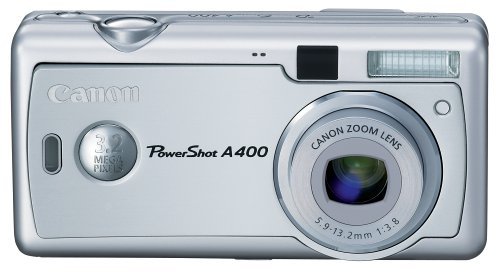 Canon PowerShot A400 3.2MP Digital Camera with 2.2x Optical Zoom (Blue) N3