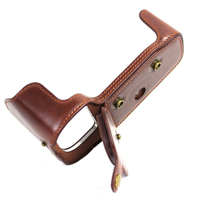 xhorizon TM FL1 Full Protection Bottom Opening Version Protective Leather Camera Case Bag with Tripod Design for... N25