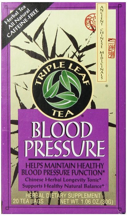 Triple Leaf Blood Pressure Tea Bags - 20 ct N2